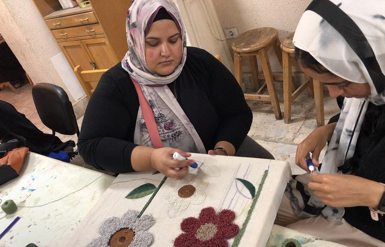   ورشة  أشغال النسيج  بقصر ثقافة المنيا